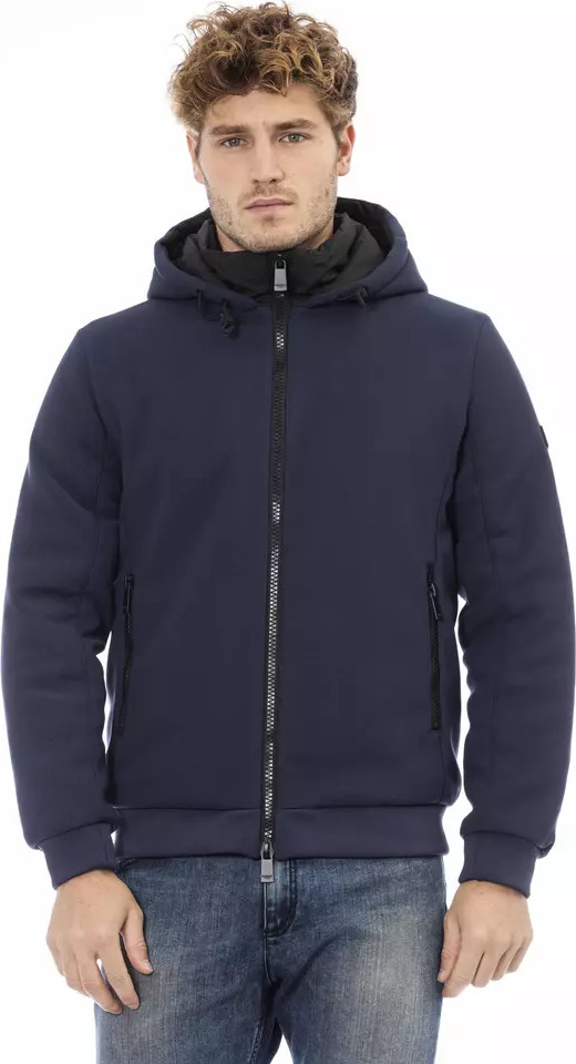 Baldinini Trend ko'k polyester kurtkasi