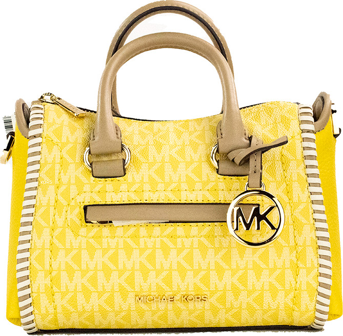Michael Kors Carine turli xil rangdagi qo'lda ushlab yuriladigan sumkasi