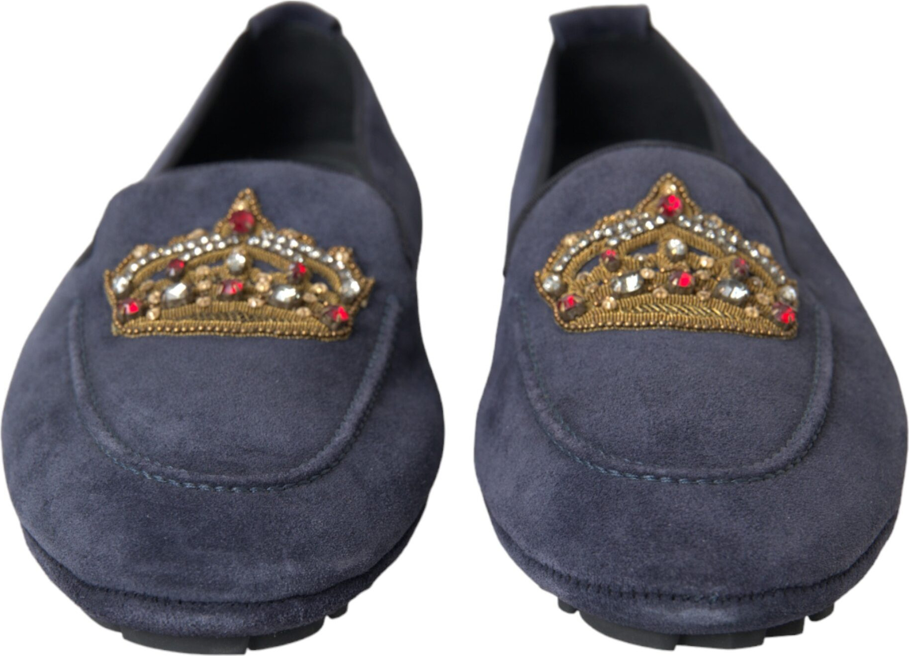 Loafers Dolce & Gabbana Moviy Charm Suede Kristalli Toj