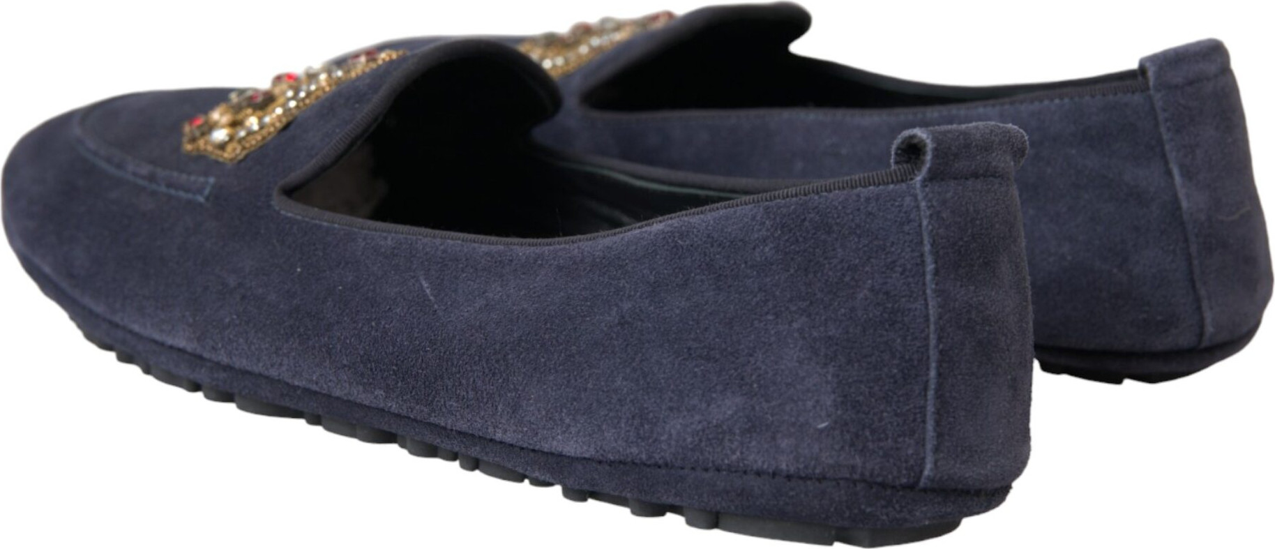 Loafers Dolce & Gabbana Moviy Charm Suede Kristalli Toj