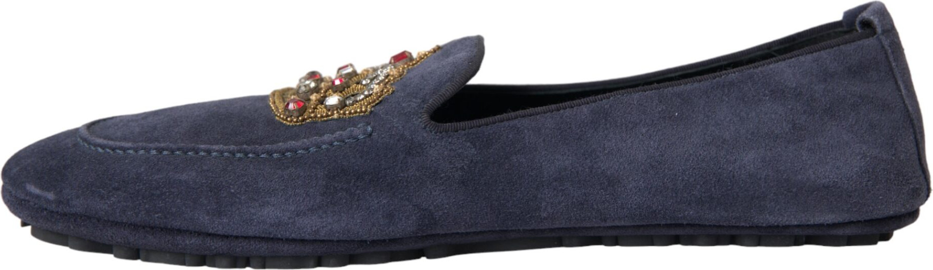 Loafers Dolce & Gabbana Moviy Charm Suede Kristalli Toj