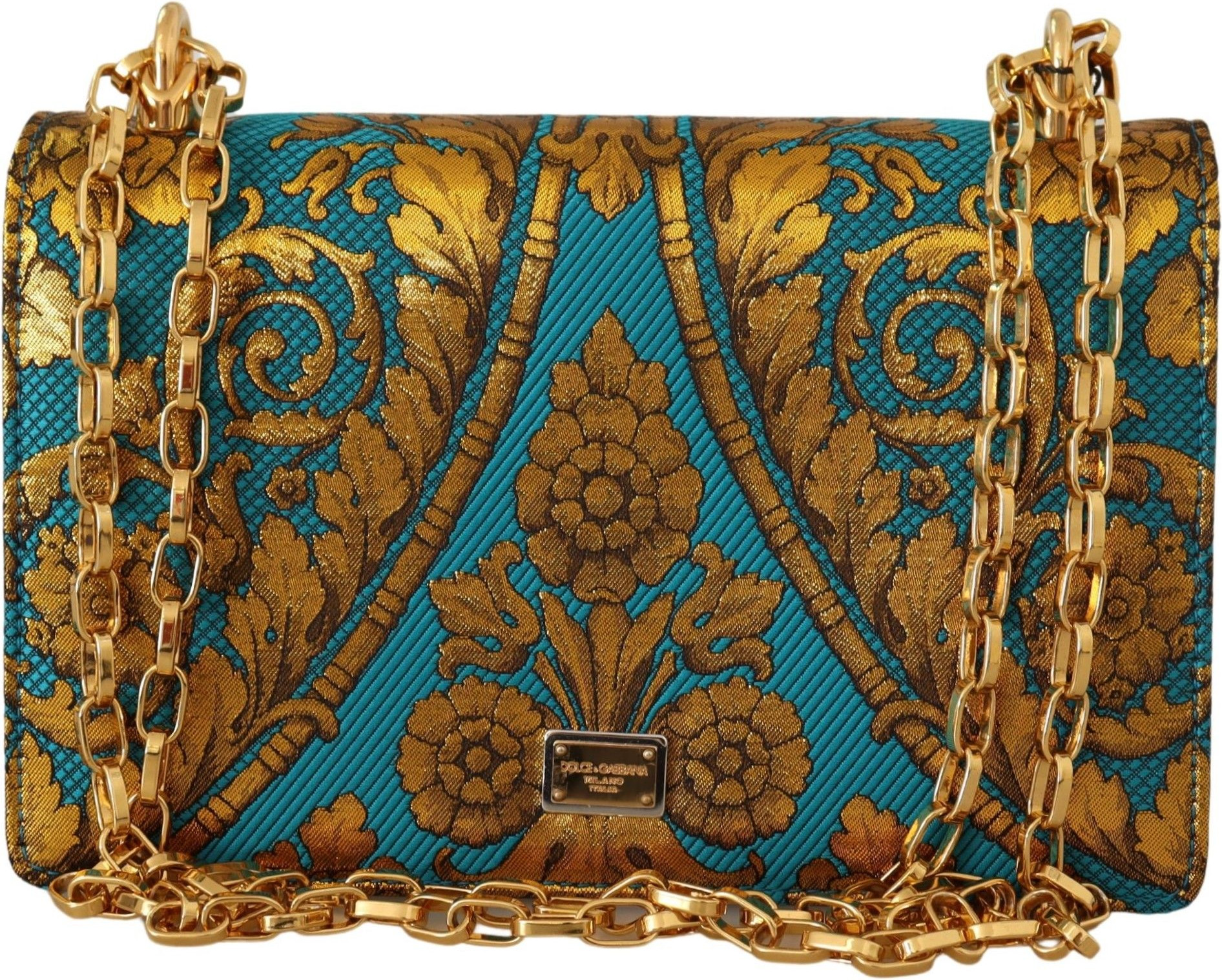 Клатч Dolce & Gabbana Элегантный Золотой Барокко