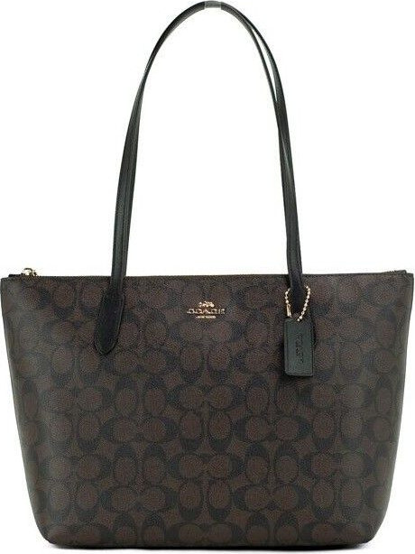 Handbag Purse Coach Signature Medium Shoulder Tote