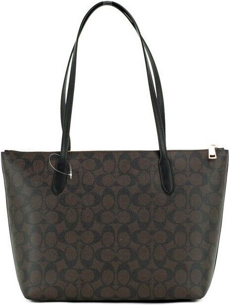 Handbag Purse Coach Signature Medium Shoulder Tote
