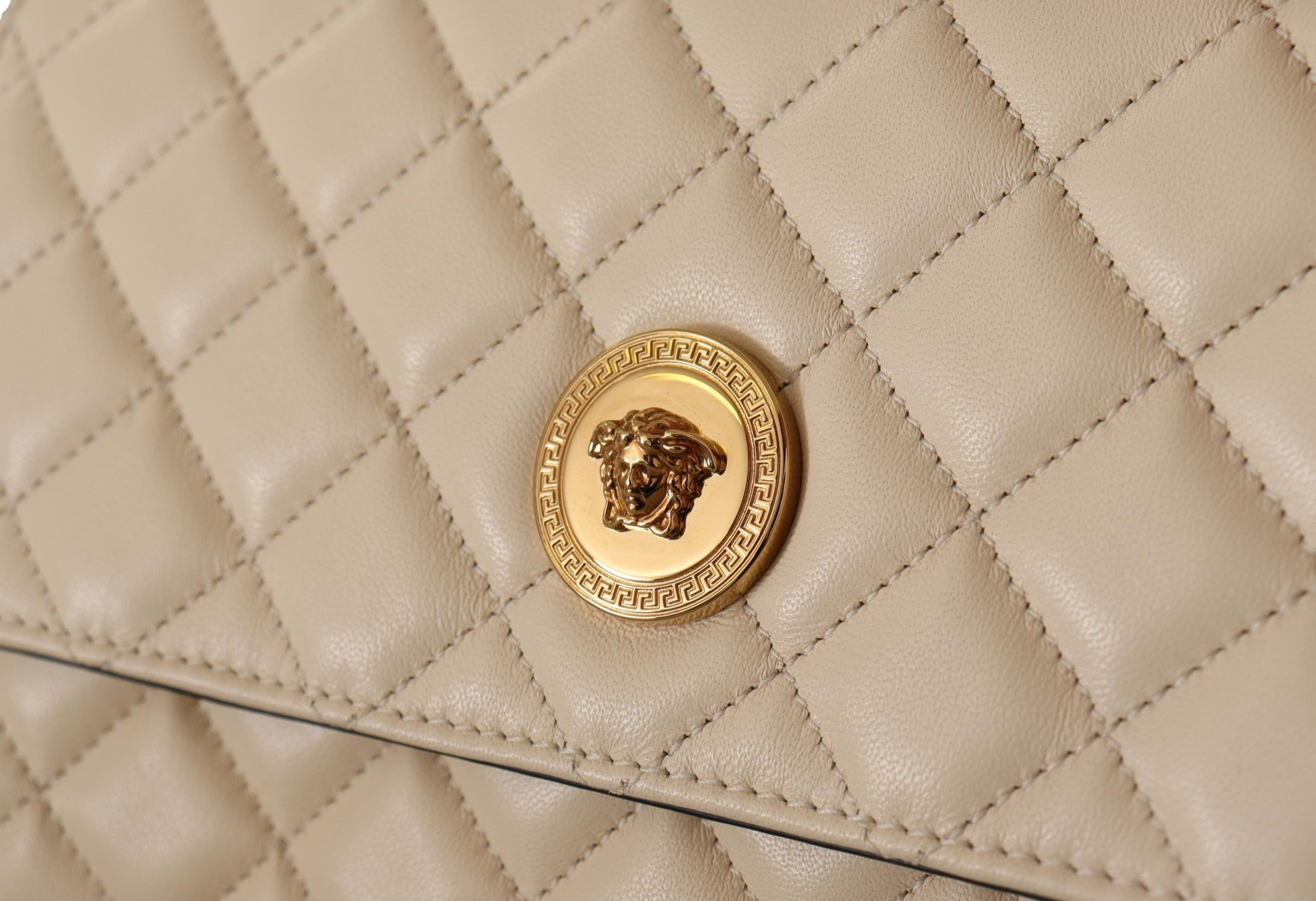 Сумка на плечо Versace Элегантная Белая Наппа Кожа для Вечера