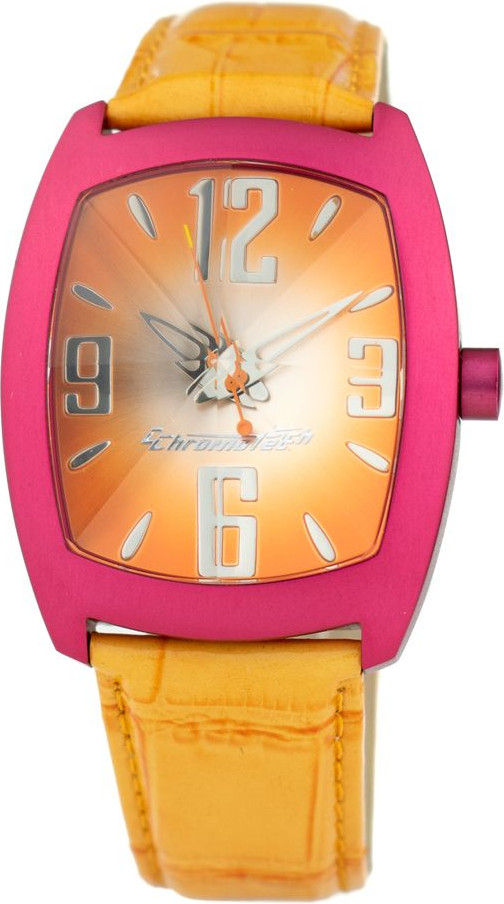 Watch Chronotech Orange Leather
