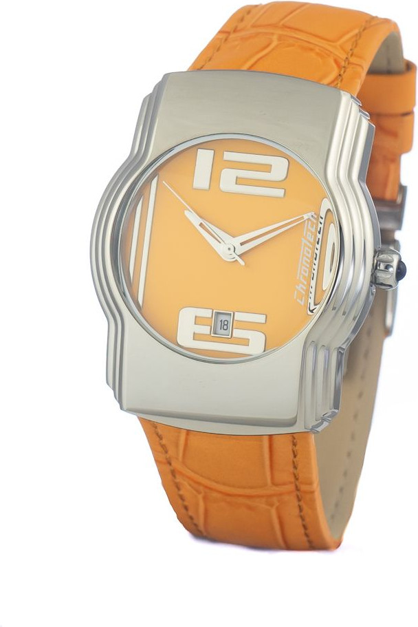 Watch Chronotech Orange Leather