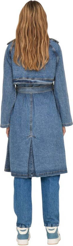 Trench Coat ONLY Blue Cotton