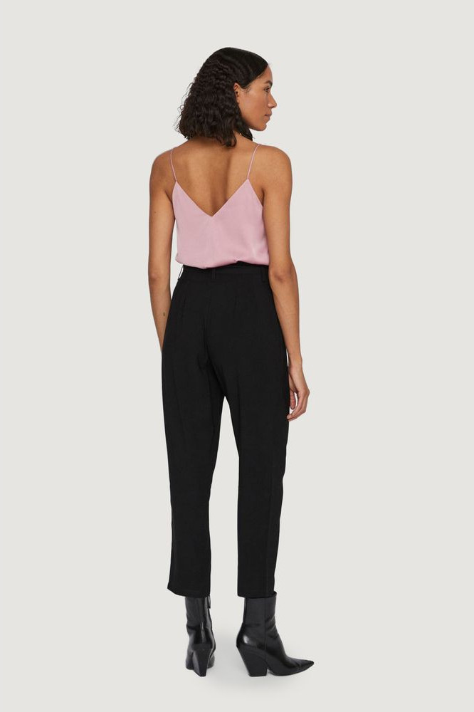 Черные брюки Vila Clothes из вискозы