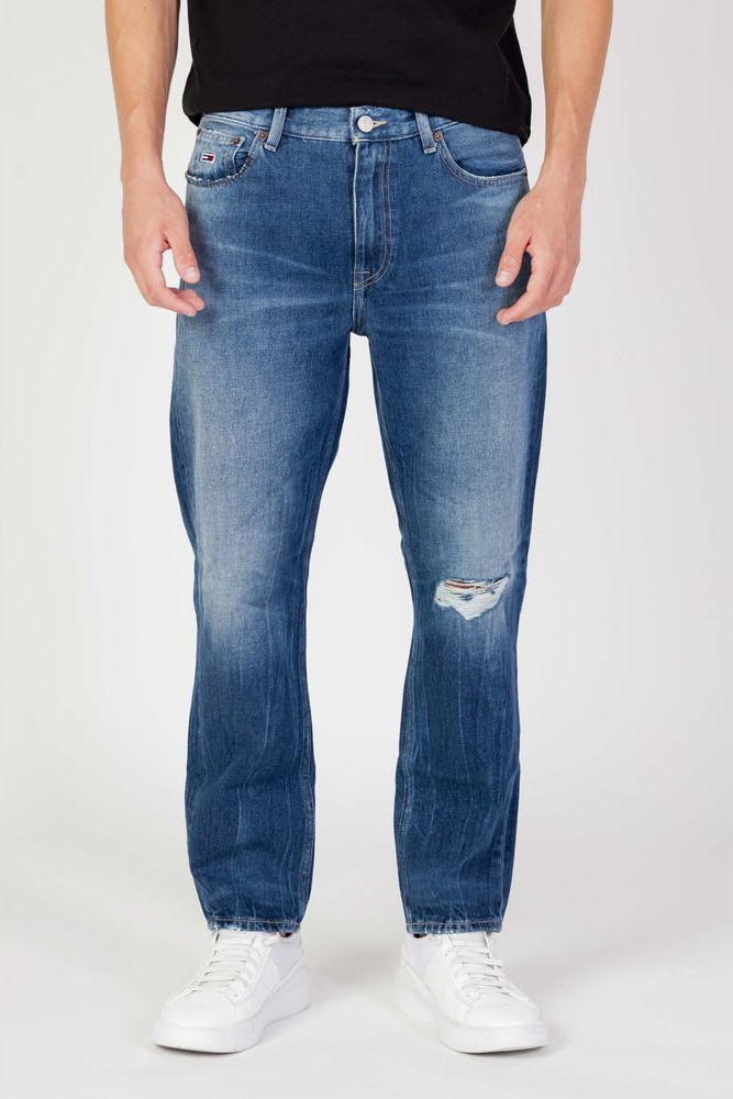 Джинсы Tommy Jeans Синий Хлопок Прямой крой