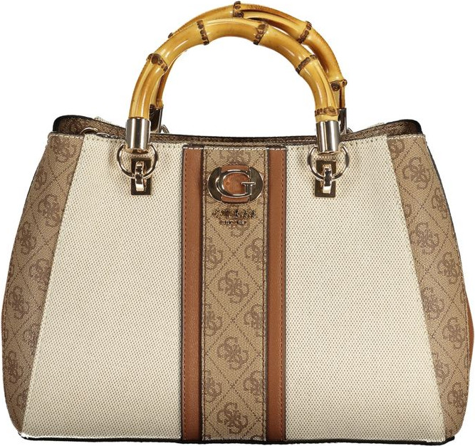 Handbag Guess Shoes Beige Cotton