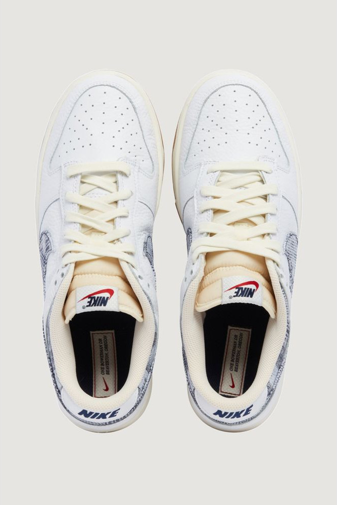Кроссовки Nike Blue Leather Low Top