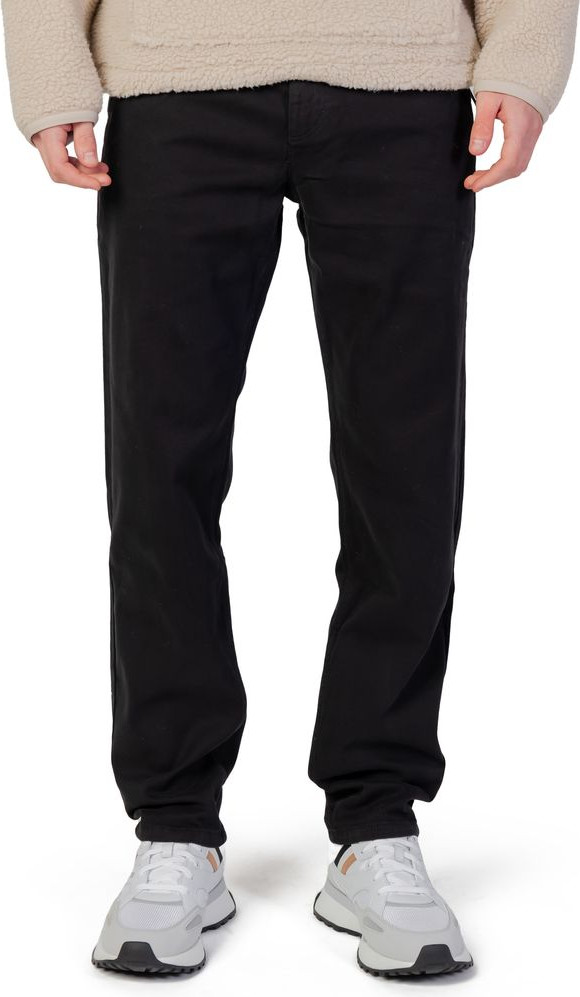 Trousers Hugo Boss Black Cotton Pant