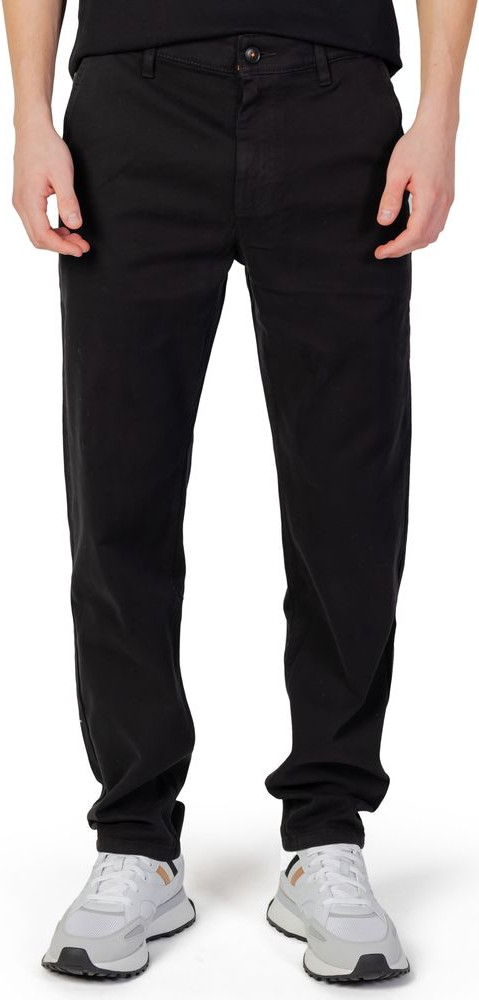 Trousers Hugo Boss Black Cotton Pant