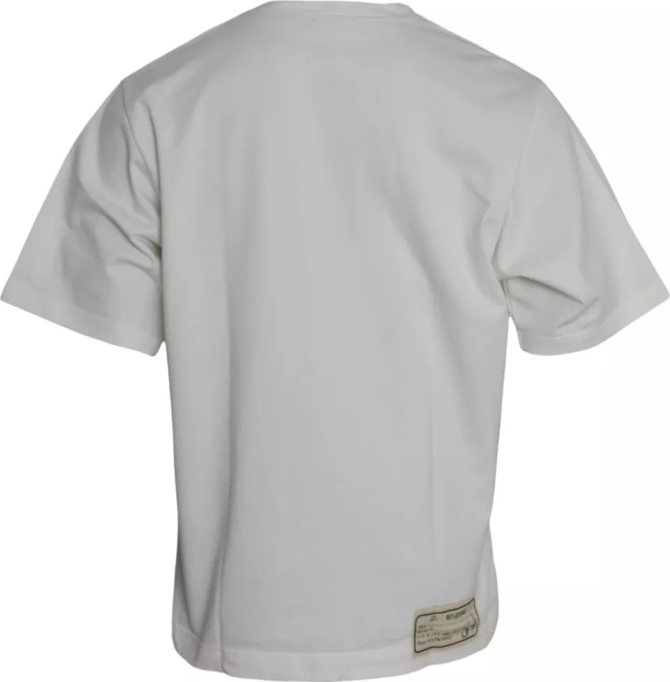 T-shirt Dolce & Gabbana White Love & Peace Cotton Round Neck