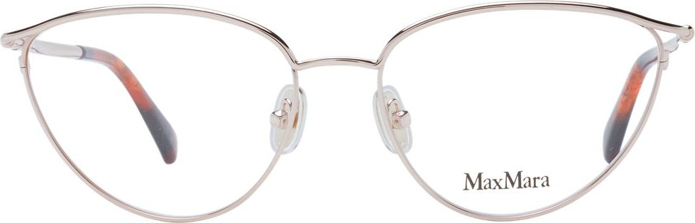 Max Mara Rose Gold Metal ko'zoynak ramkalari