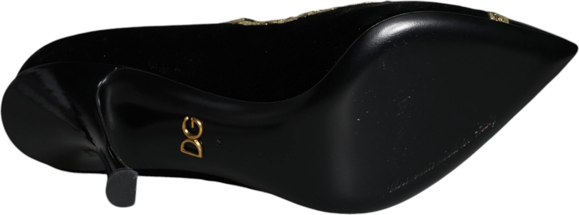 Dolce & Gabbana Mary Janes Pumps Zamsha Oltin