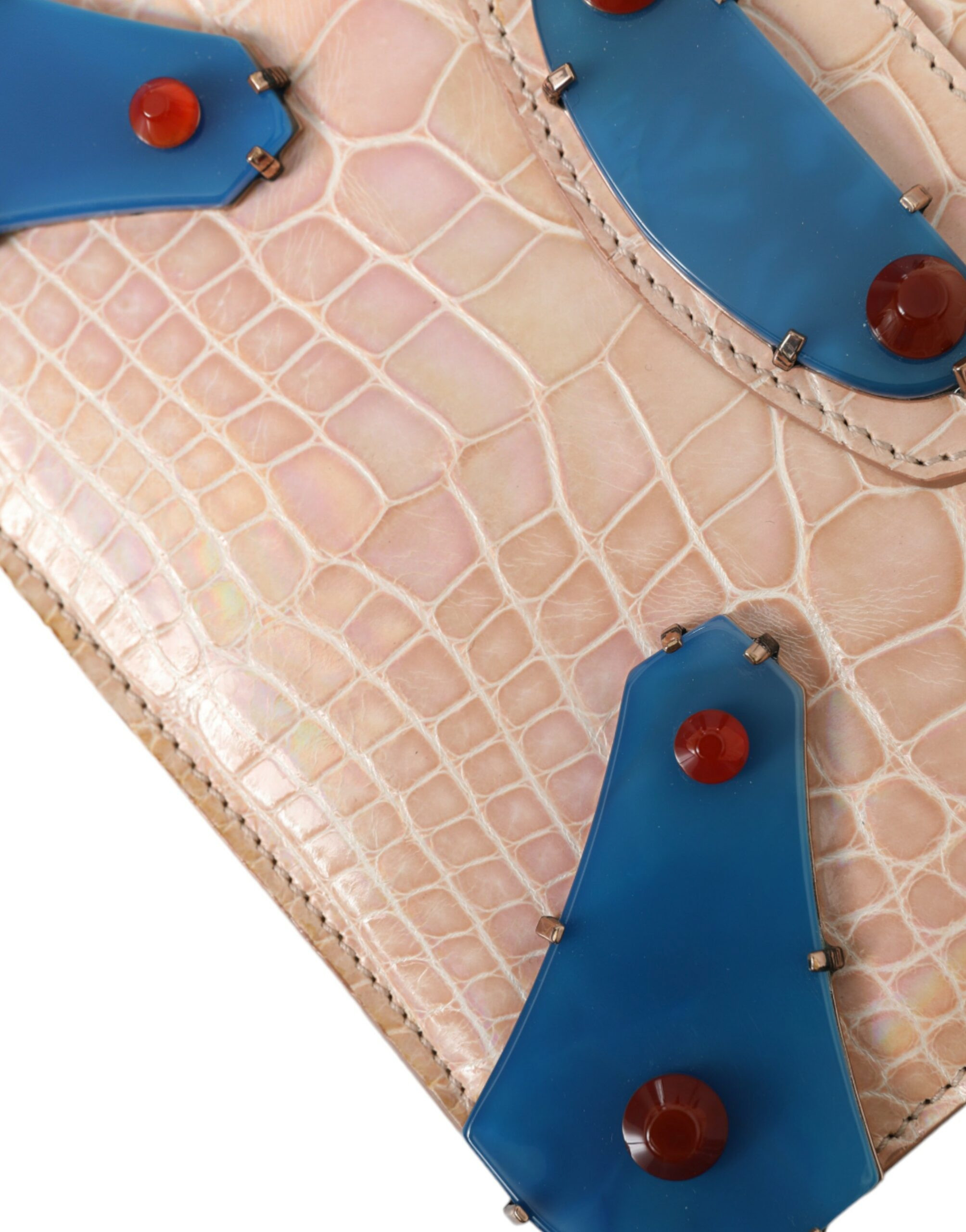 Sumka sumka Balenciaga xantir rangli Moviy Agate Egzotik teri Oltin zanjir