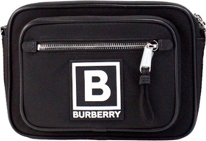 Сумка-пояс Burberry Paddy Small Black с логотипом