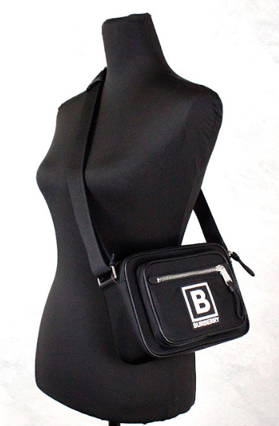 Сумка-пояс Burberry Paddy Small Black с логотипом