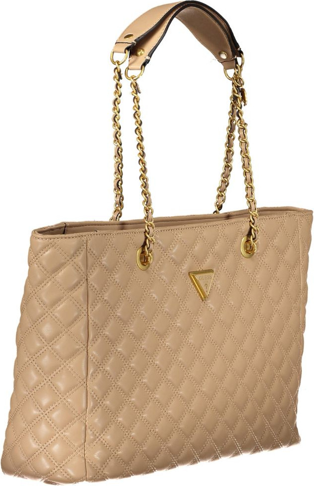 Handbag Guess Shoes Beige Polyethylene