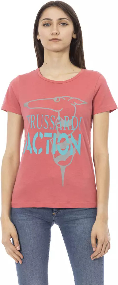 T-Shirt Trussardi Action Multicolor Cotton Women