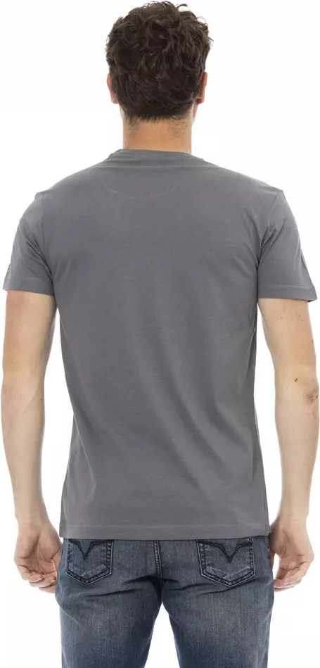 Футболка Trussardi Gray Хлопковая Мужская