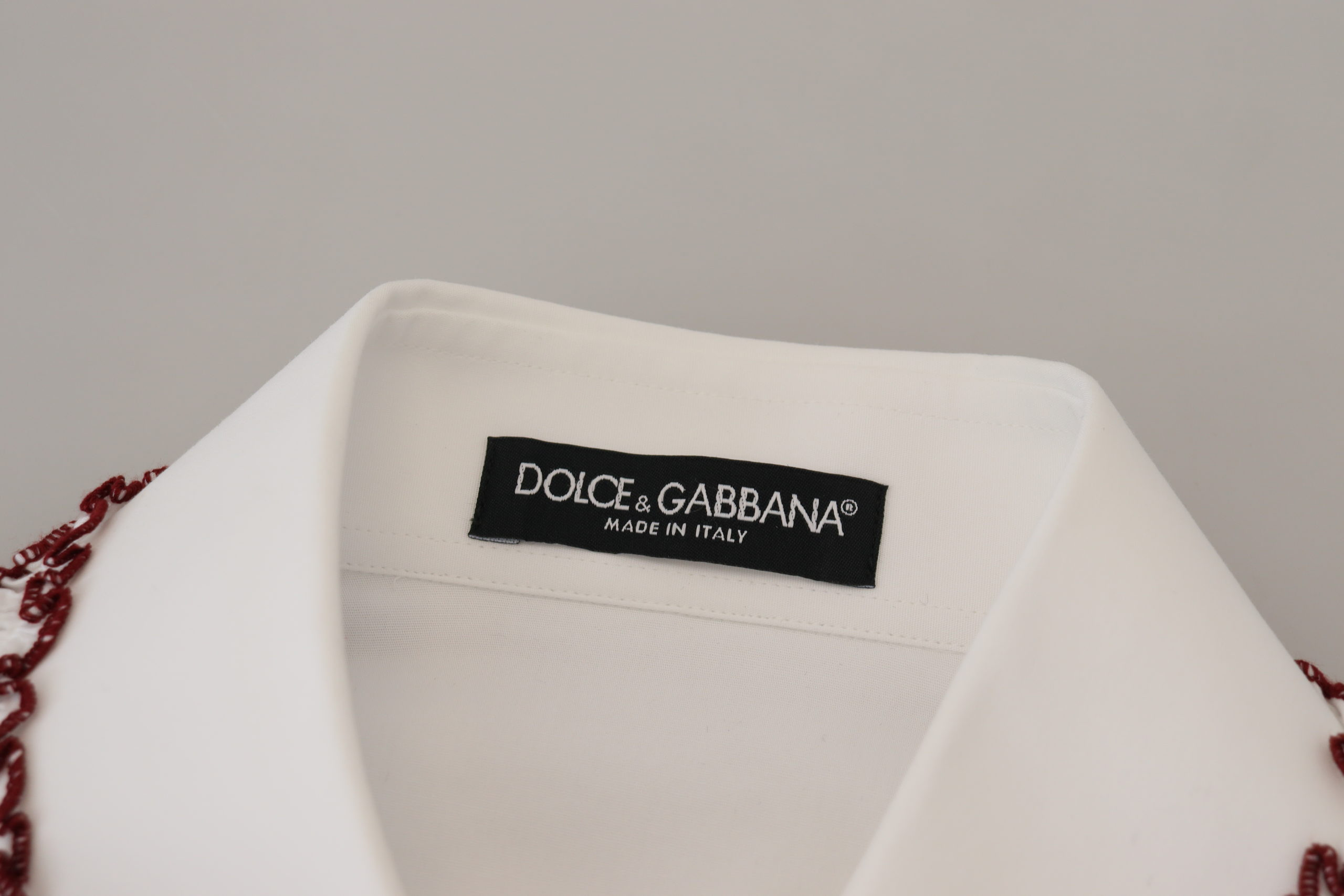 Dolce & Gabbana Polosimon Oq Dantel Uzoq Yengli Volanli Yoqali Ustki Kiyim