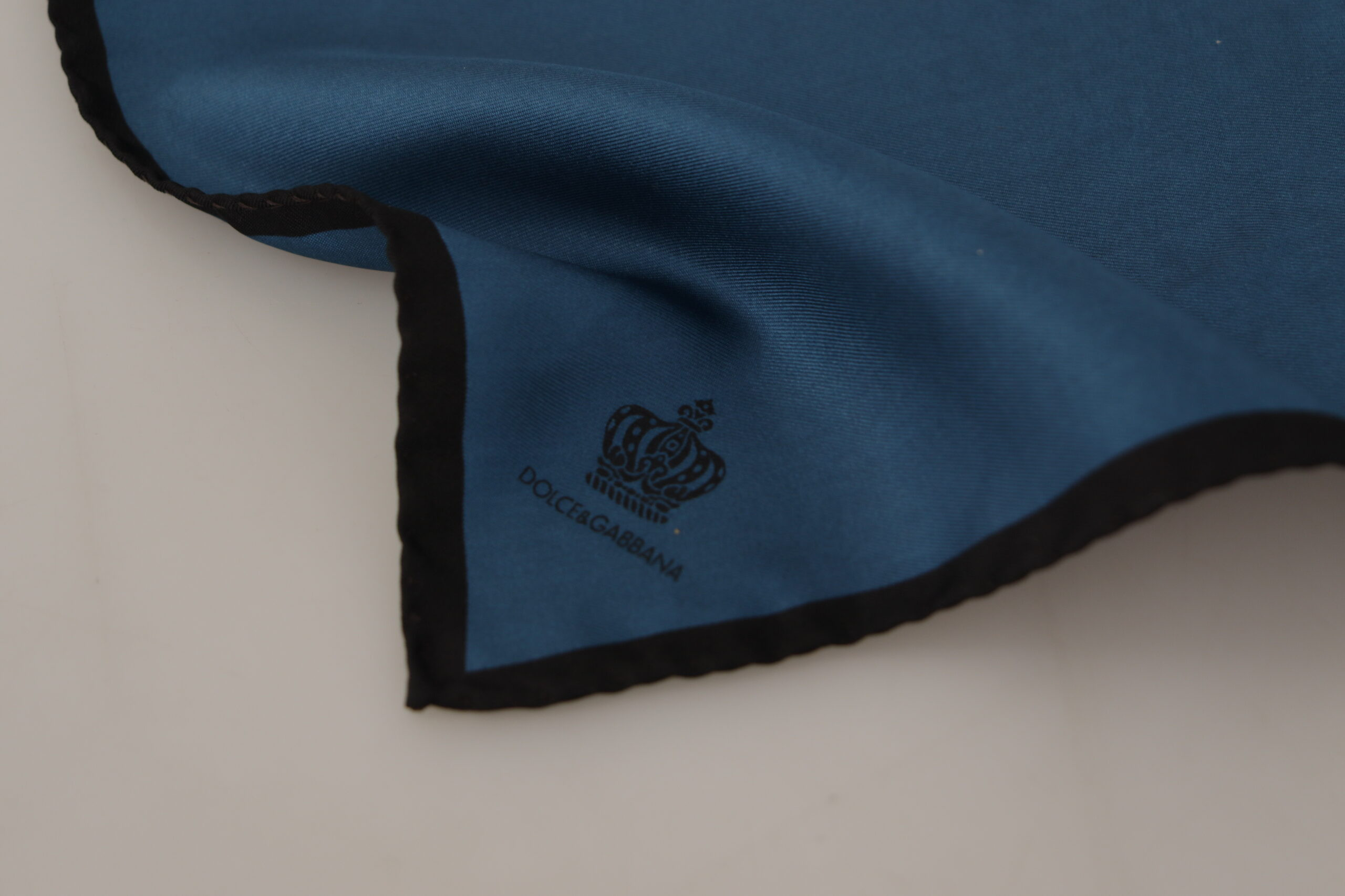 Handkerchief Scarf Dolce & Gabbana Black Blue Crown Printed