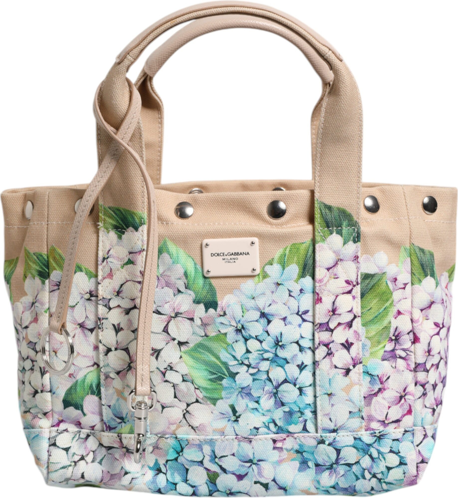 Tote Bag Dolce & Gabbana Multicolor Floral Canvas