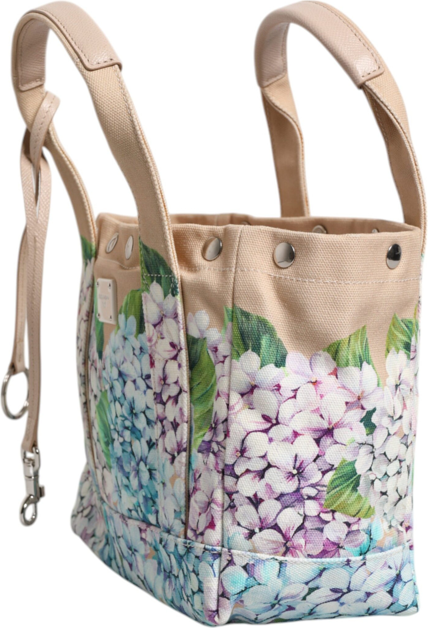 Tote Bag Dolce & Gabbana Multicolor Floral Canvas