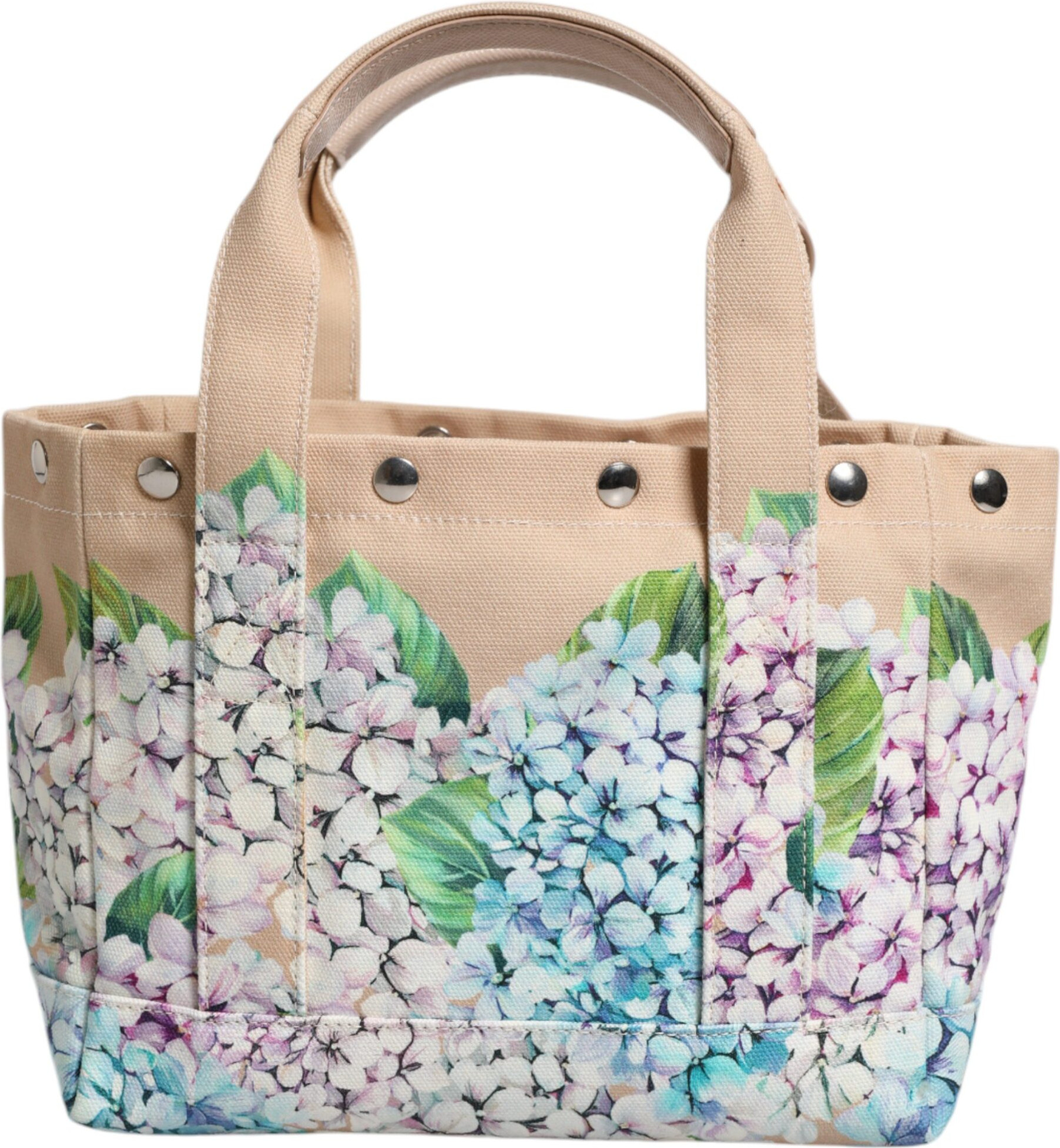 Tote Bag Dolce & Gabbana Multicolor Floral Canvas