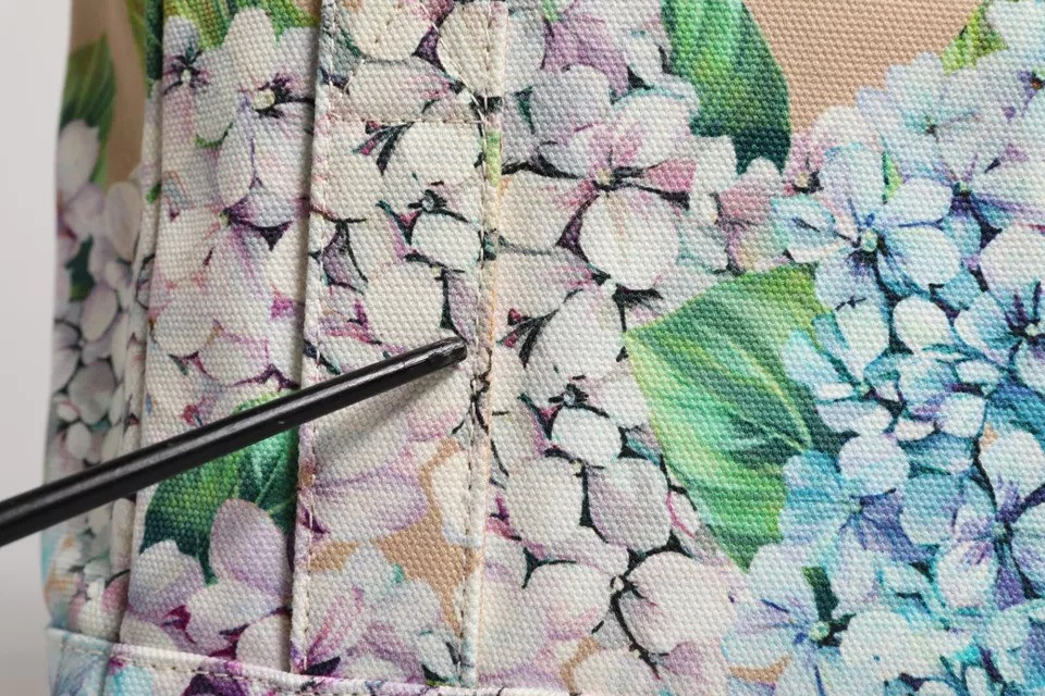 Tote Bag Dolce & Gabbana Multicolor Floral Canvas