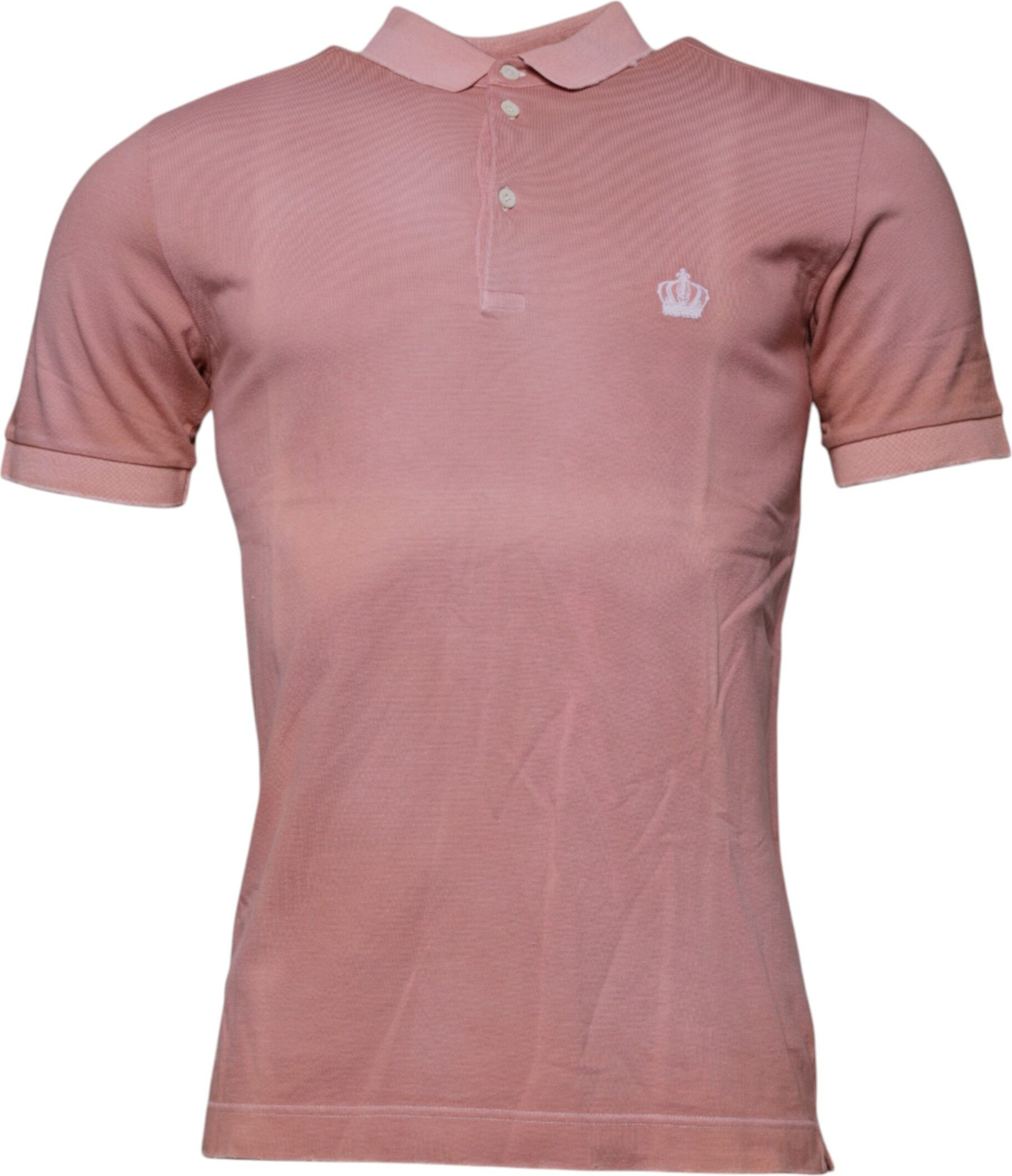 Polo T-shirt Dolce & Gabbana Pink Crown