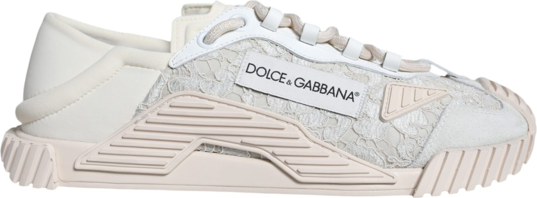 White Lace NS1 Low Top Sneaker Sports Shoes Dolce & Gabbana