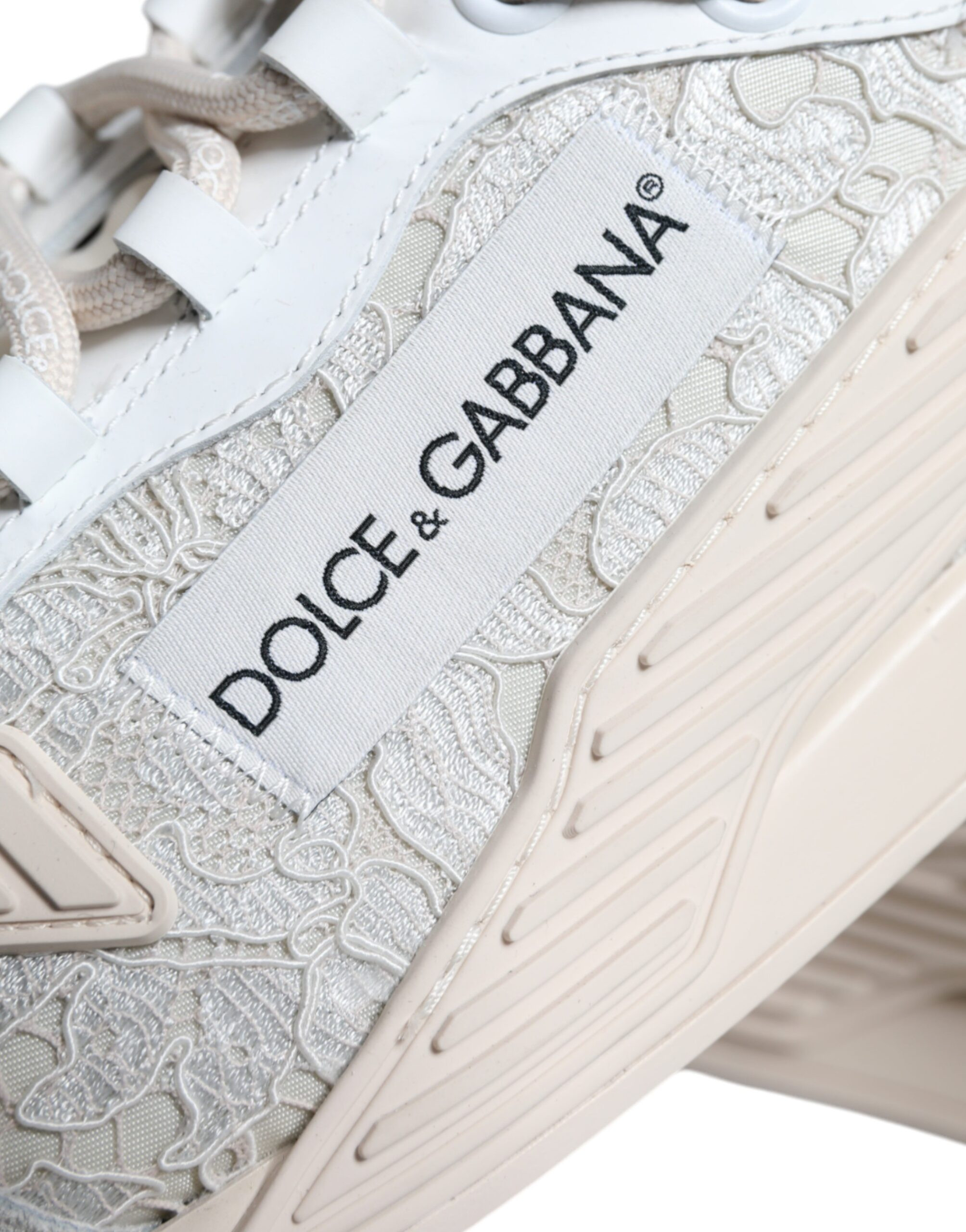 White Lace NS1 Low Top Sneaker Sports Shoes Dolce & Gabbana