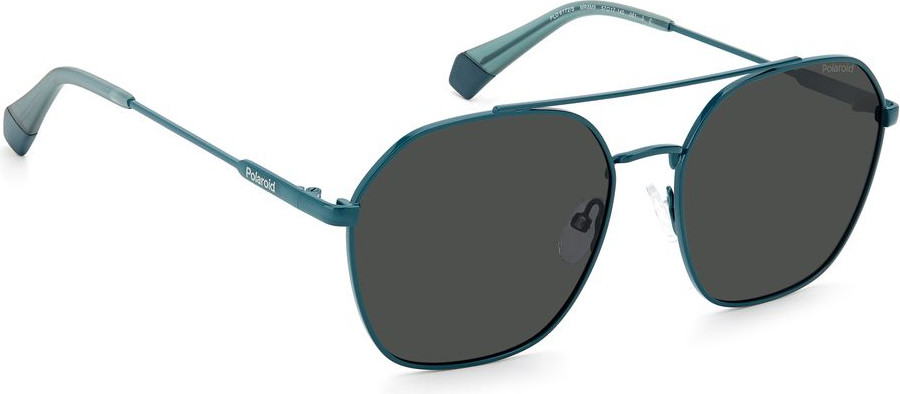 Polaroid Blue Stainless Steel Quyosh ko'zoynagi
