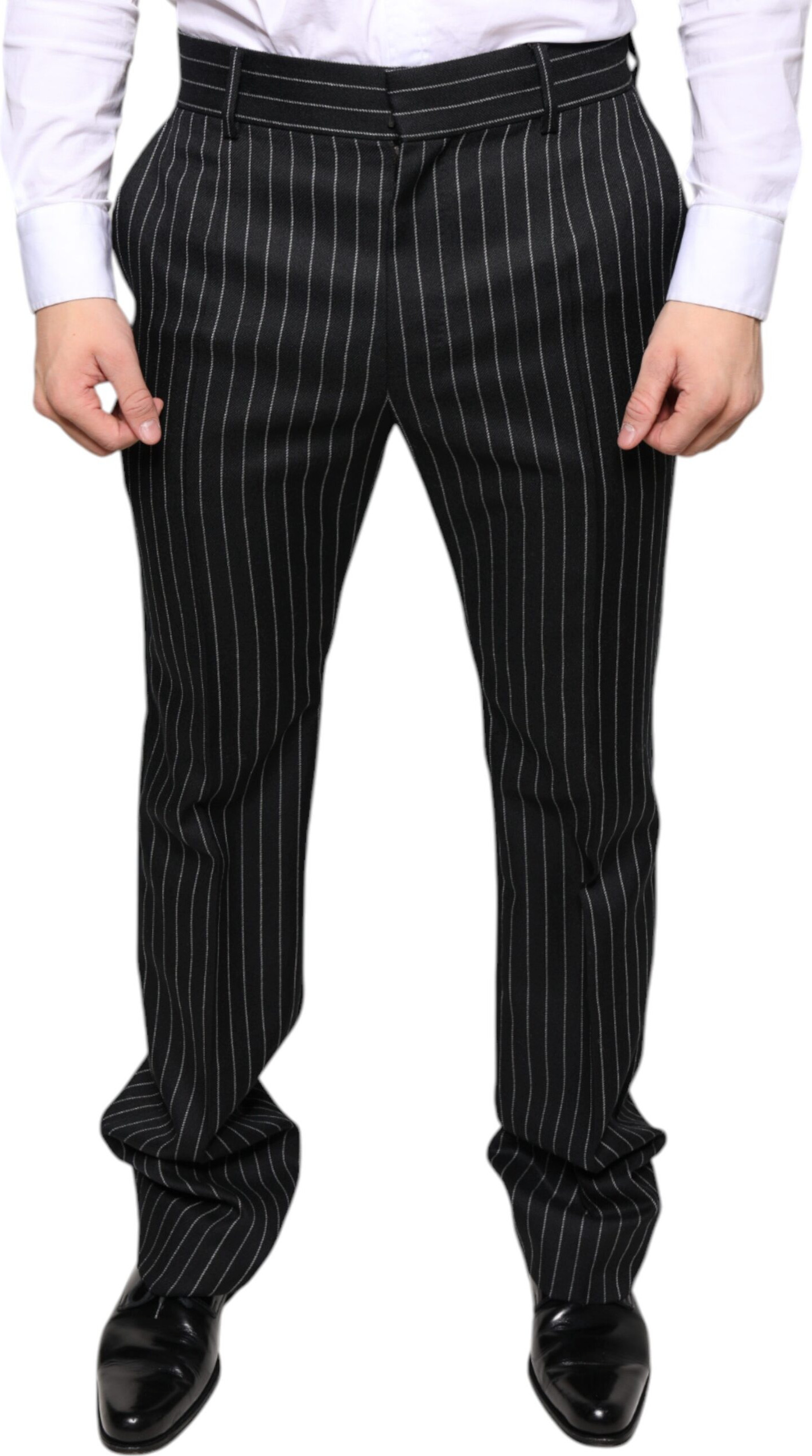 Dress Pants Dolce & Gabbana Black Stripes