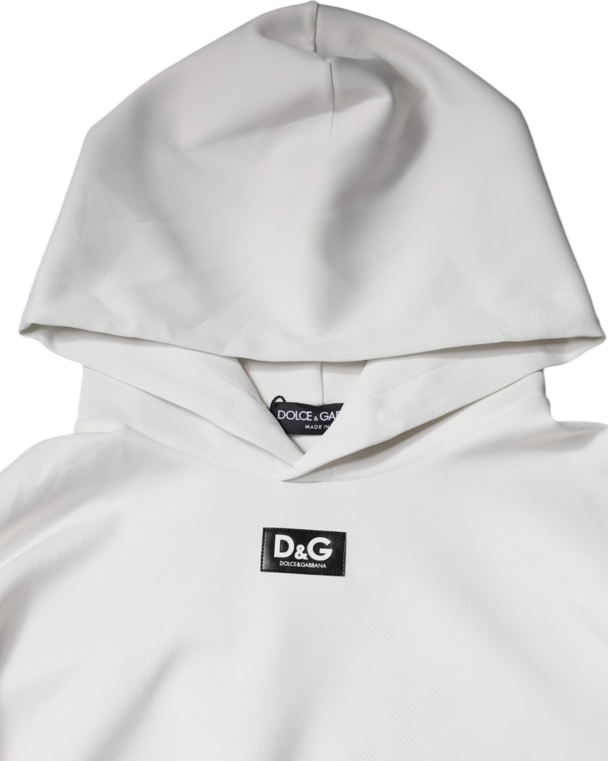 Sweatshirt Dolce & Gabbana White D&G Logo Hooded