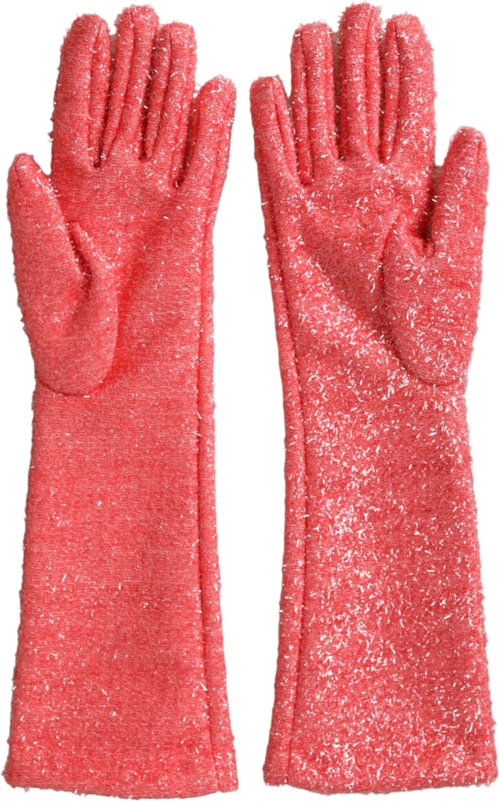Dolce & Gabbana Pink Lurex Fantasia qo'lqoplari