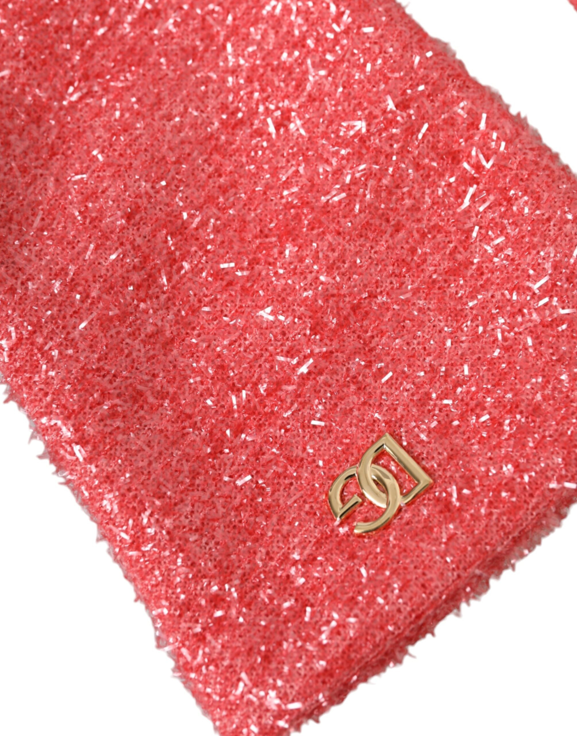 Dolce & Gabbana Pink Lurex Fantasia qo'lqoplari