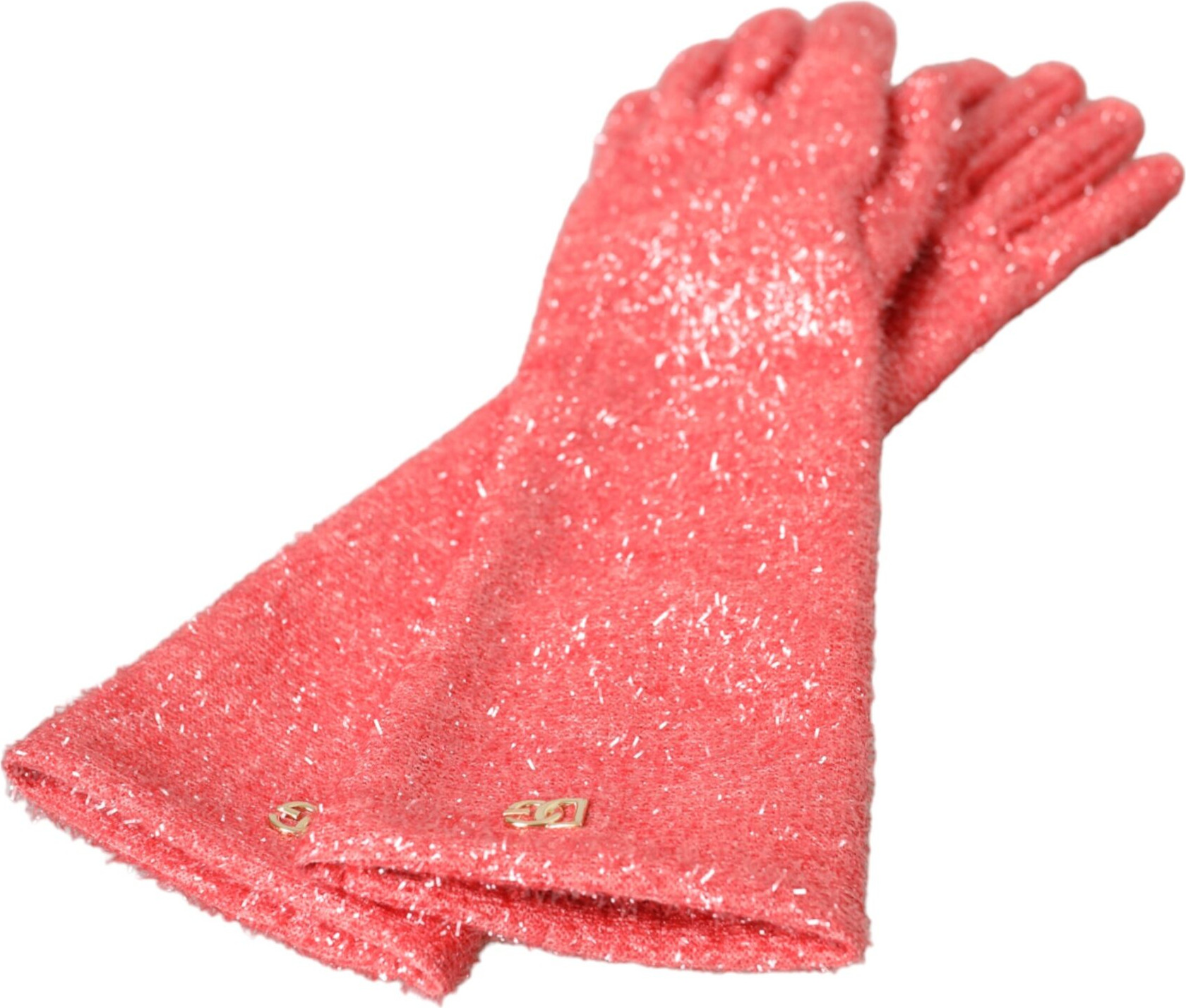 Dolce & Gabbana Pink Lurex Fantasia qo'lqoplari