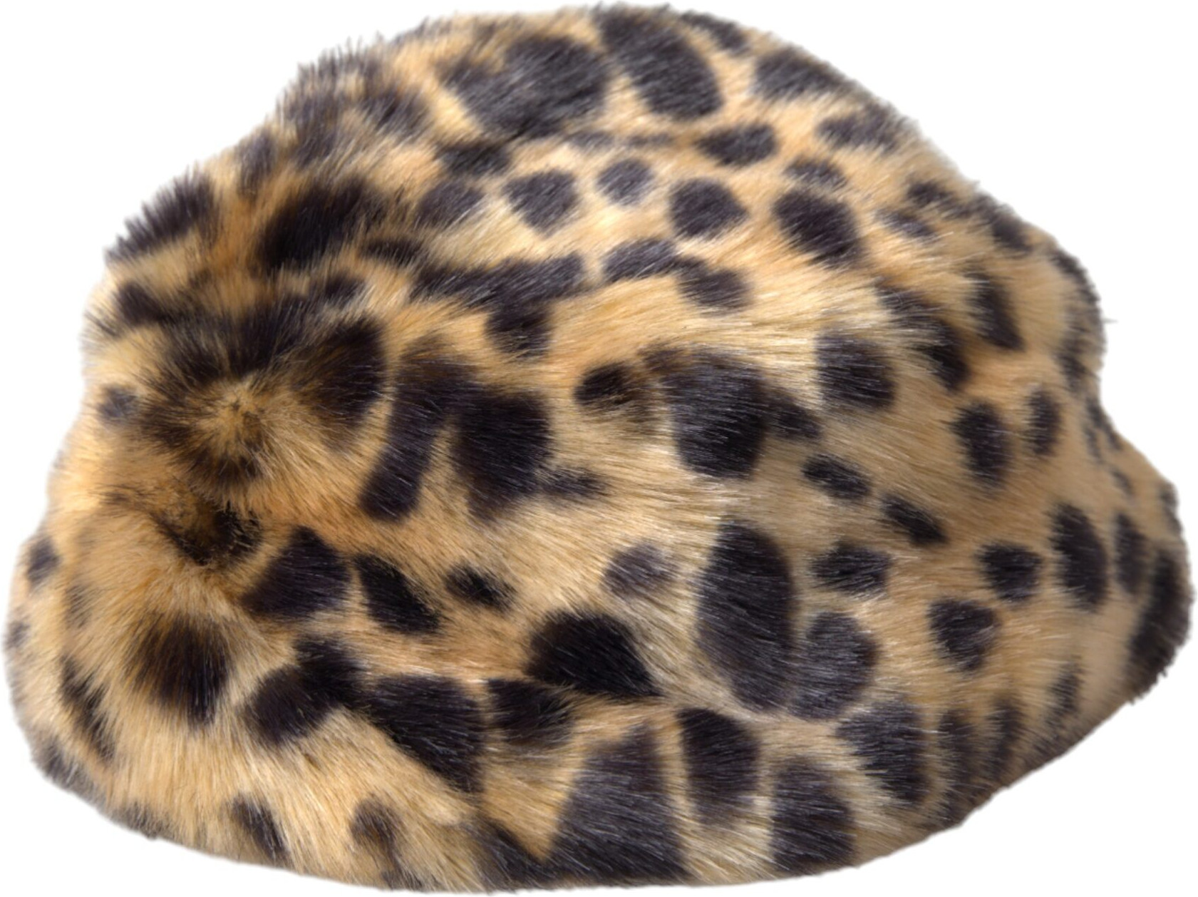 Hat Dolce & Gabbana Brown Leopard Fur Bucket Hat