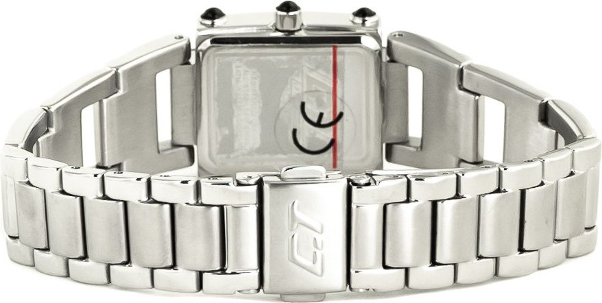 ChronoTech kumush zanglamaydigan po'latdan yasalgan soat