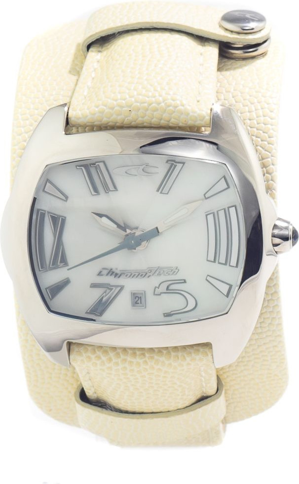 Watch Chronotech Beige Leather Watch