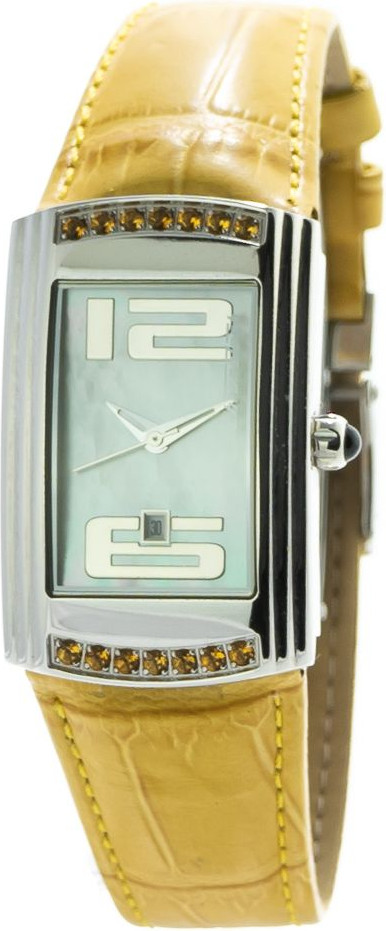 Watch Chronotech Yellow Leather Watch