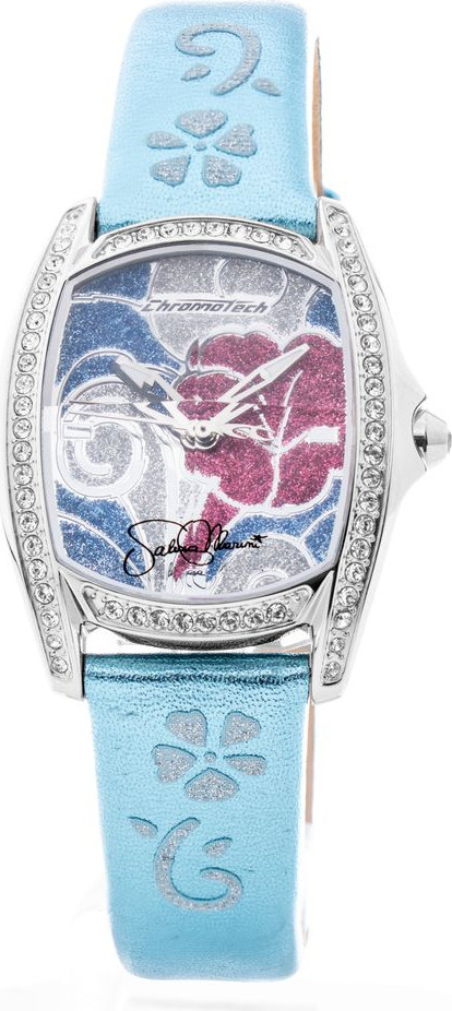 Watch Chronotech Blue Leather Watch