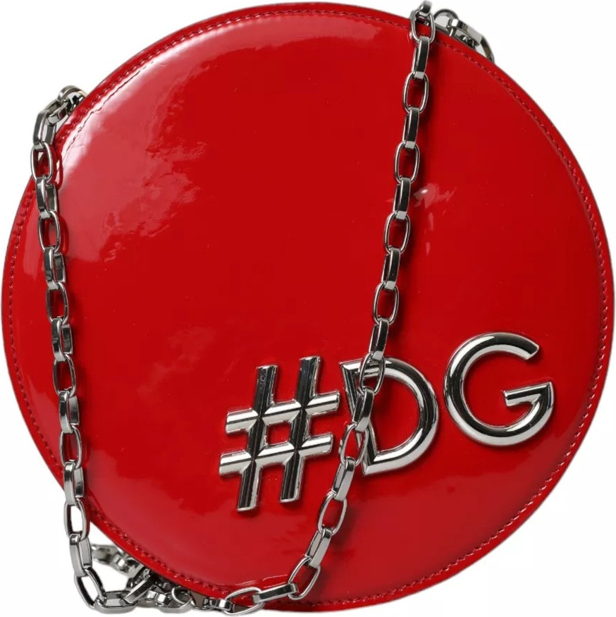 Shoulder Bag Dolce & Gabbana Red Patent Leather Clutch