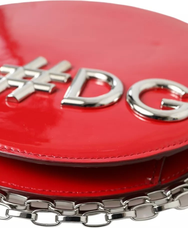 Shoulder Bag Dolce & Gabbana Red Patent Leather Clutch