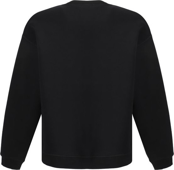 Black Cotton Sweatshirt Dsquared2